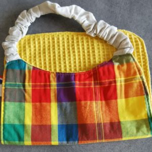 Bavoir maternelle madras