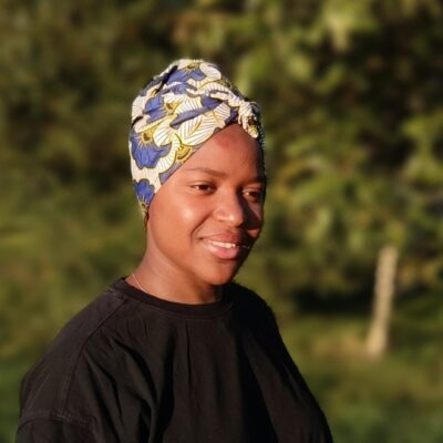 Turban fleur de mariage