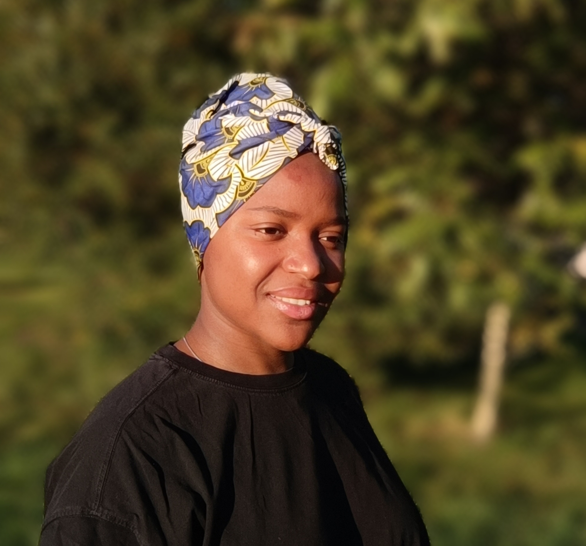 Turban fleur de mariage